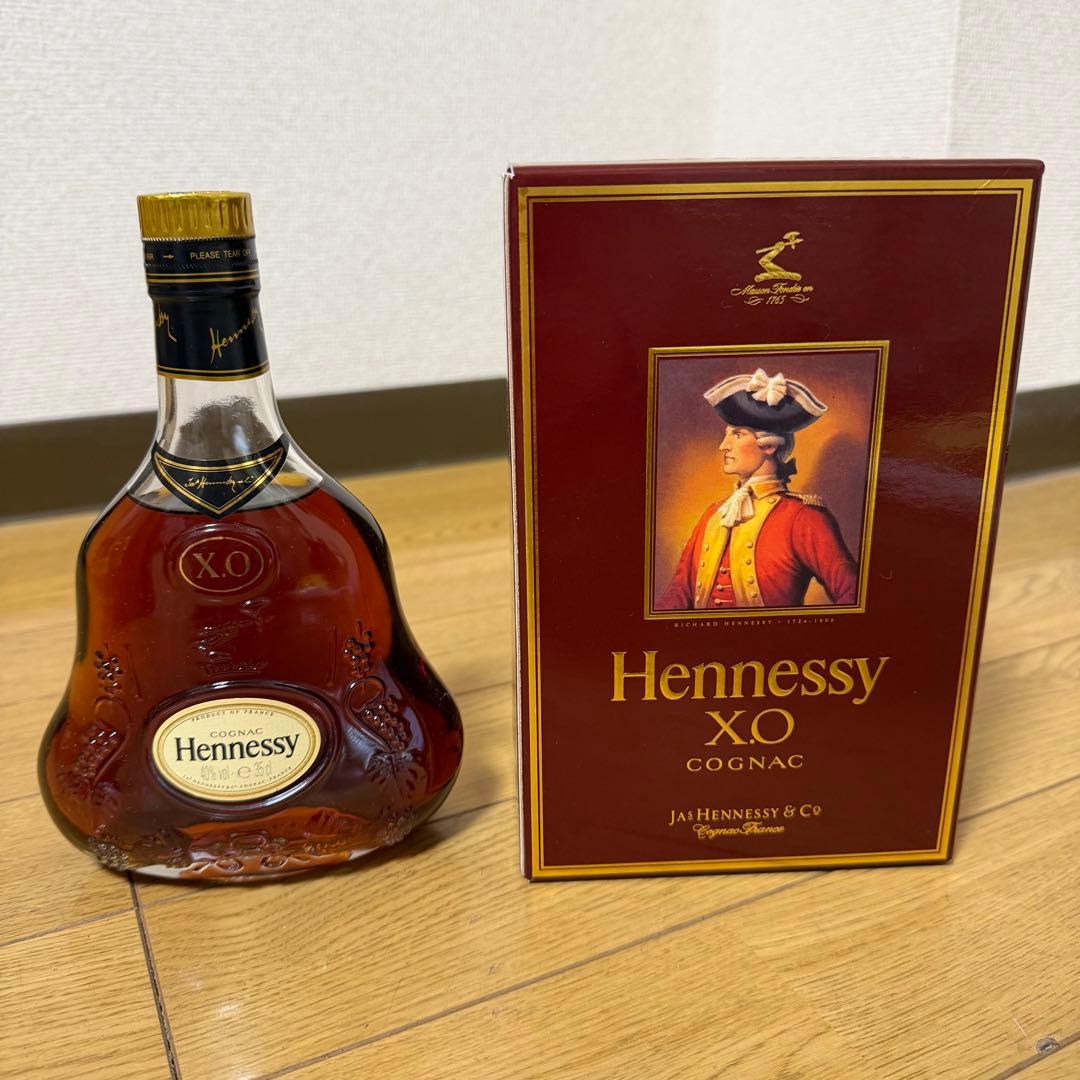 【箱付・未開栓】ヘネシー XO コニャック 金キャップ