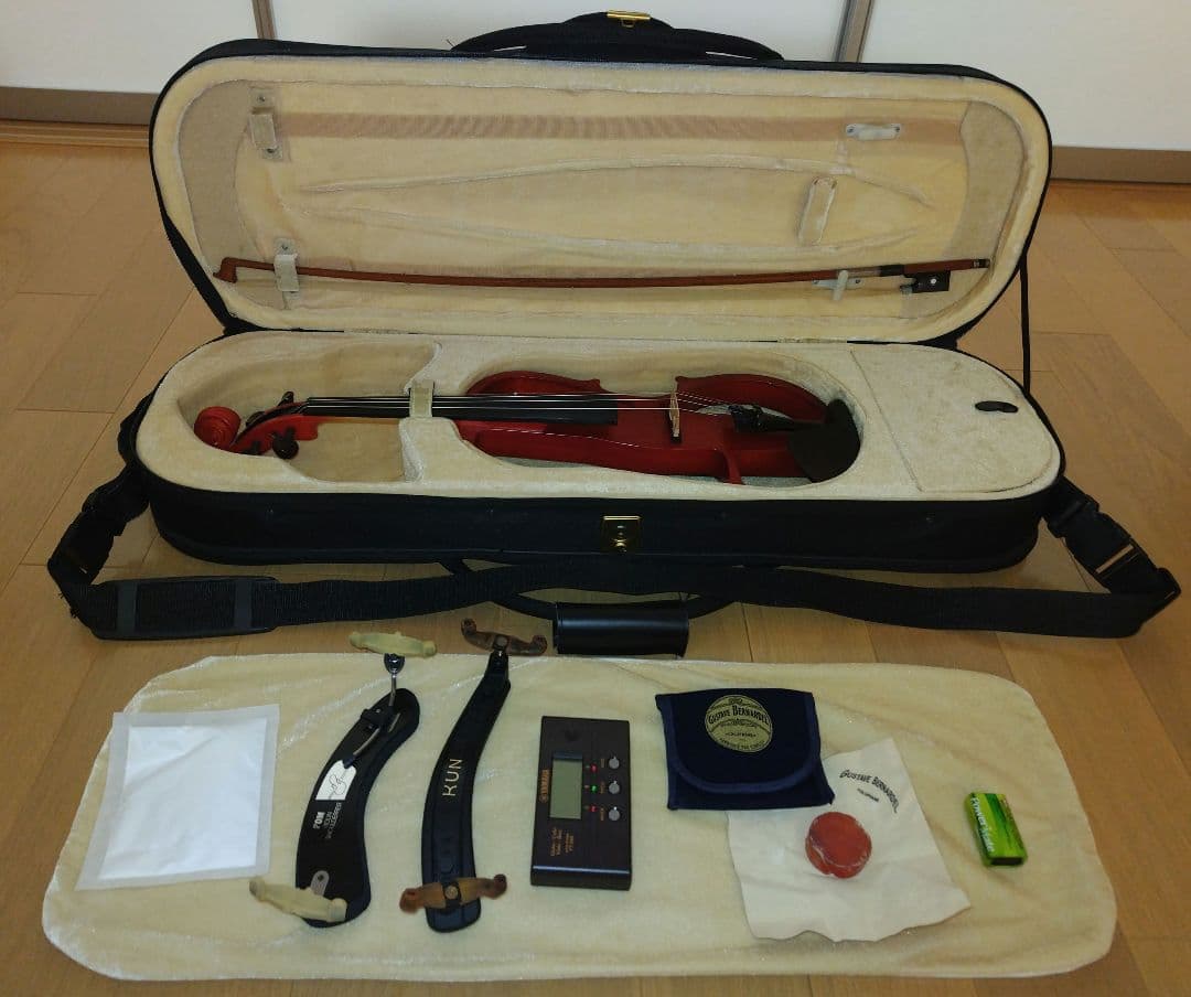 【6点セット】エレキバイオリン サイレントバイオリンHVPV-30 動作確認済み