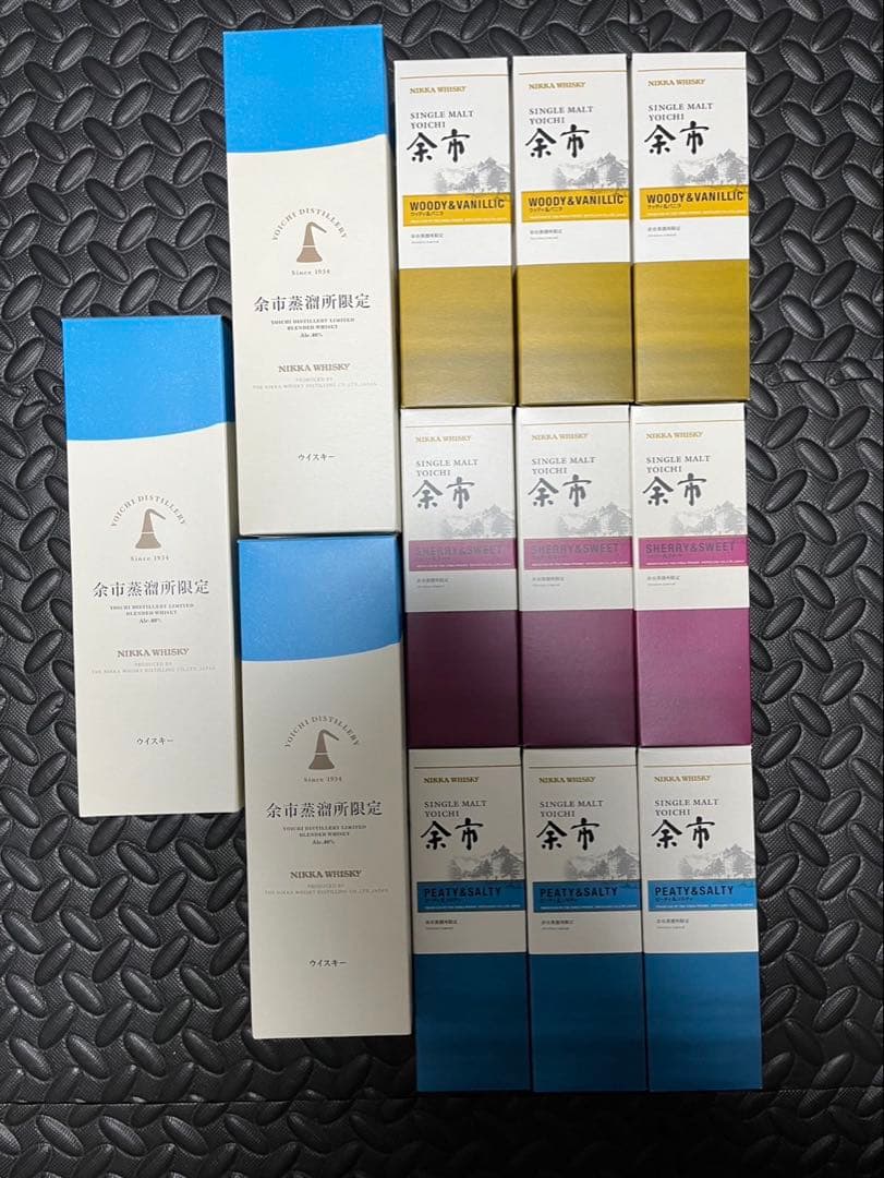 ニッカウイスキー【余市蒸溜所限定】ウイスキー12本セット
