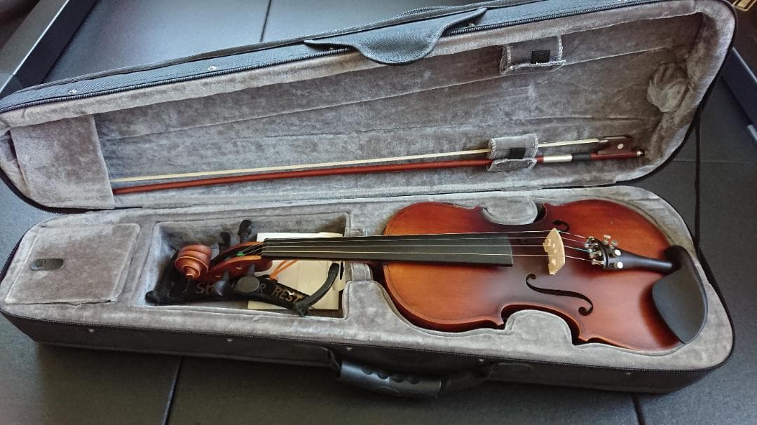 バイオリン　セット　Hallstatt V-12 ハルシュタット 肩当て付き