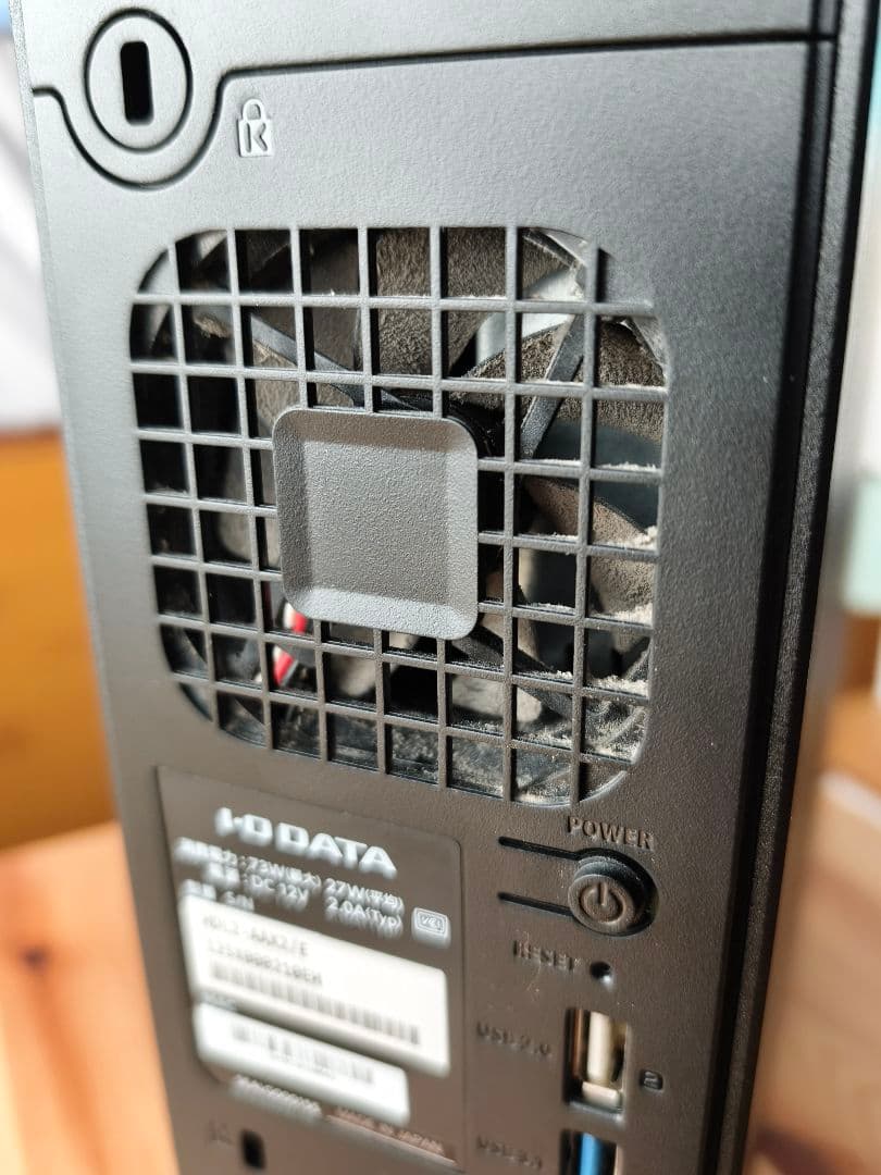 （HDDなし）I-O DATA HDL2-AAX2 NAS（初期化済みジャンク）