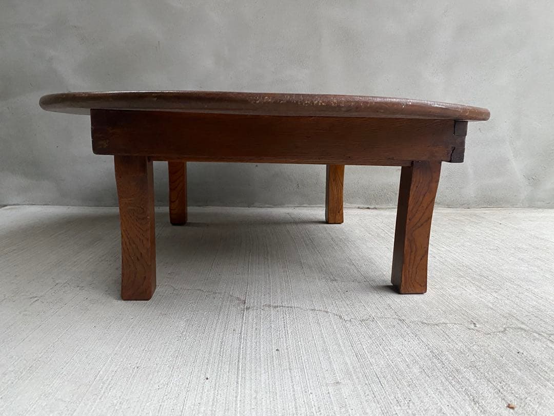 再値下げ‼️昭和レトロなちゃぶ台　折りたたみ式　コンパクト　アンティーク和物