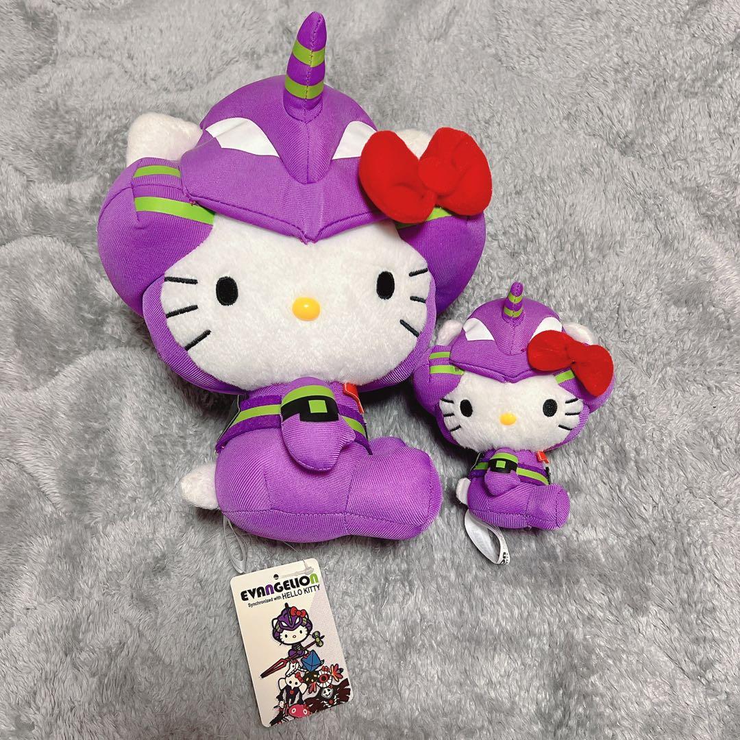 エヴァンゲリオン 初号機 キティ ぬいぐるみ 2点セット レア