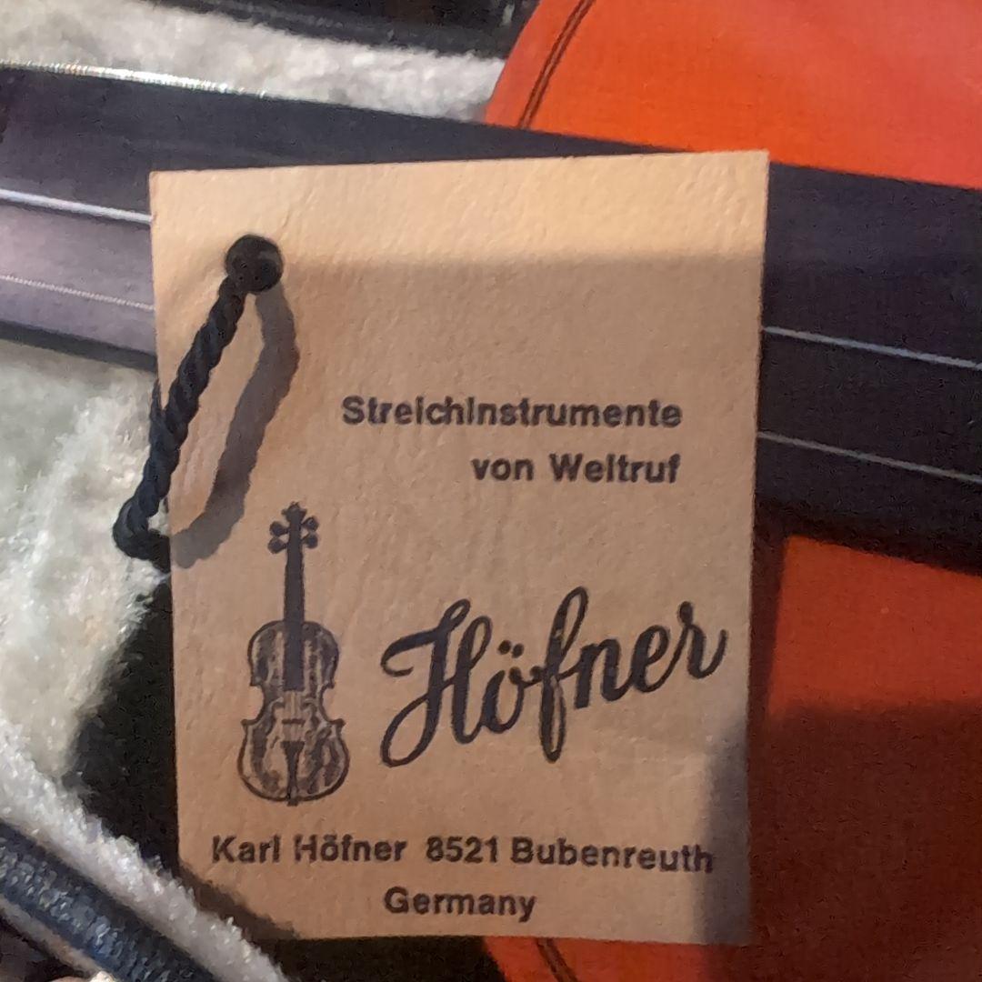 美品✨Karl Hofner Bubenreuth 1983 4/4 バイオリン