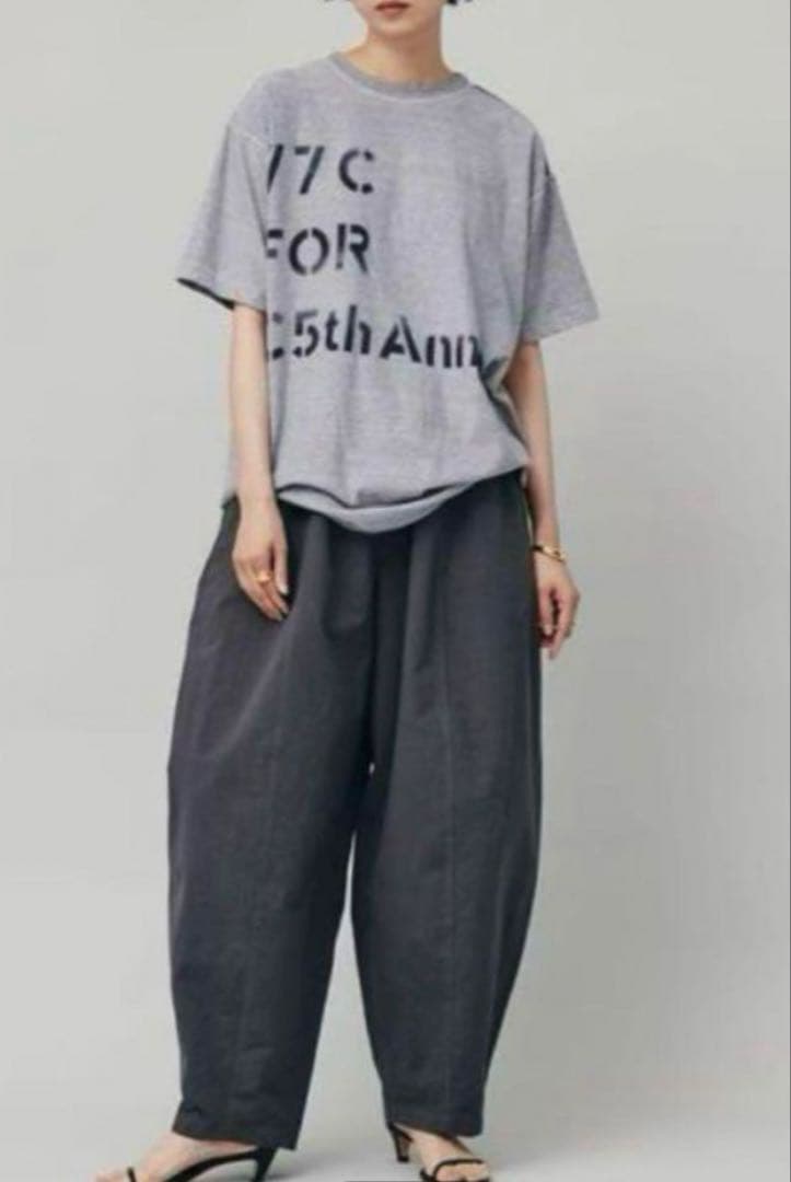 美品★カレンソロジー★コットンリネンドロストパンツ