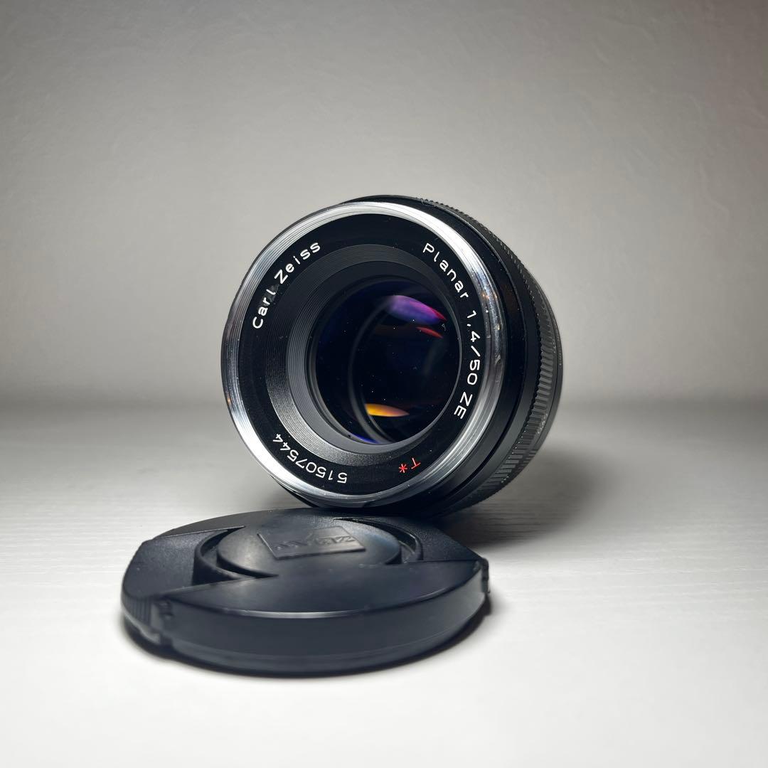 レンズ(単焦点) Carl Zeiss Planar 50mm f1.4 ZE For Canon