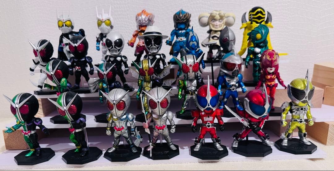 仮面ライダー ダブル　フィギュア デフォルメ　ワーコレ　コレクション 26体