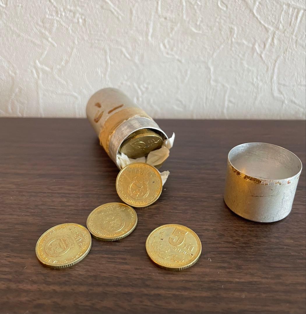 中国　梅花5角　棒金