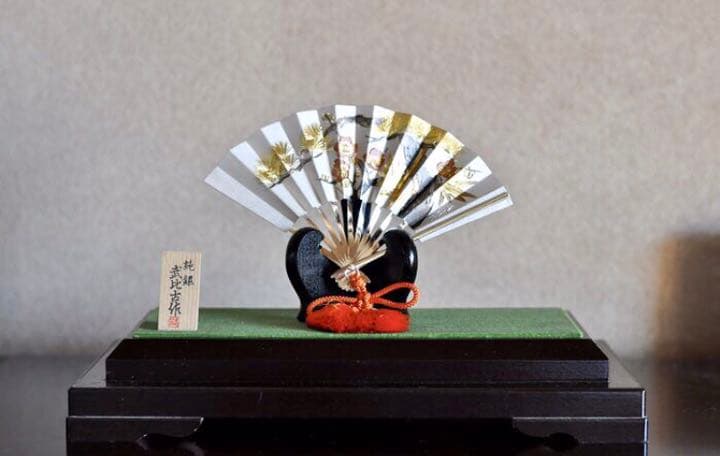 高騰　純銀 シルバー 扇 4.5号 武比古 伝統工芸 定価48600円