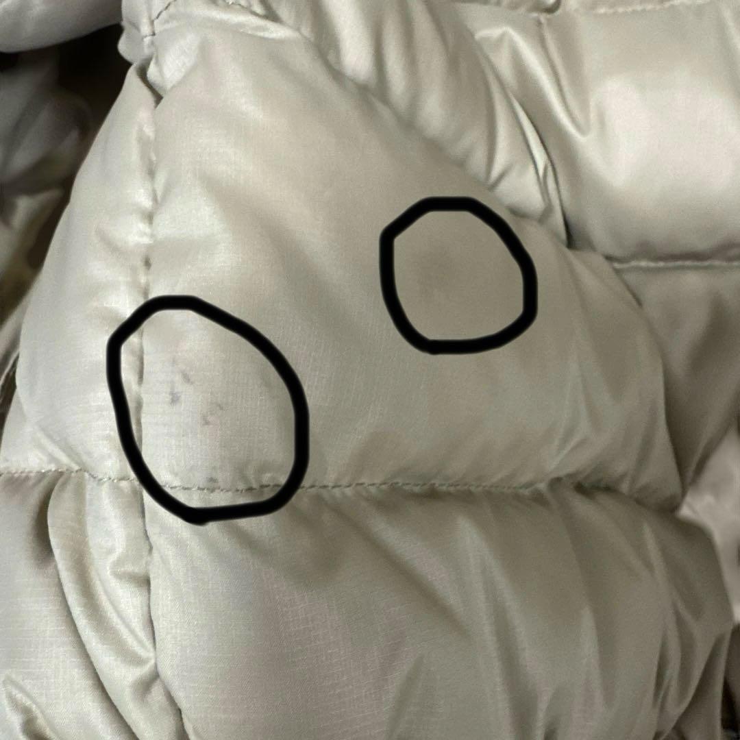 THE NORTH FACE ベージュダウンコート 90