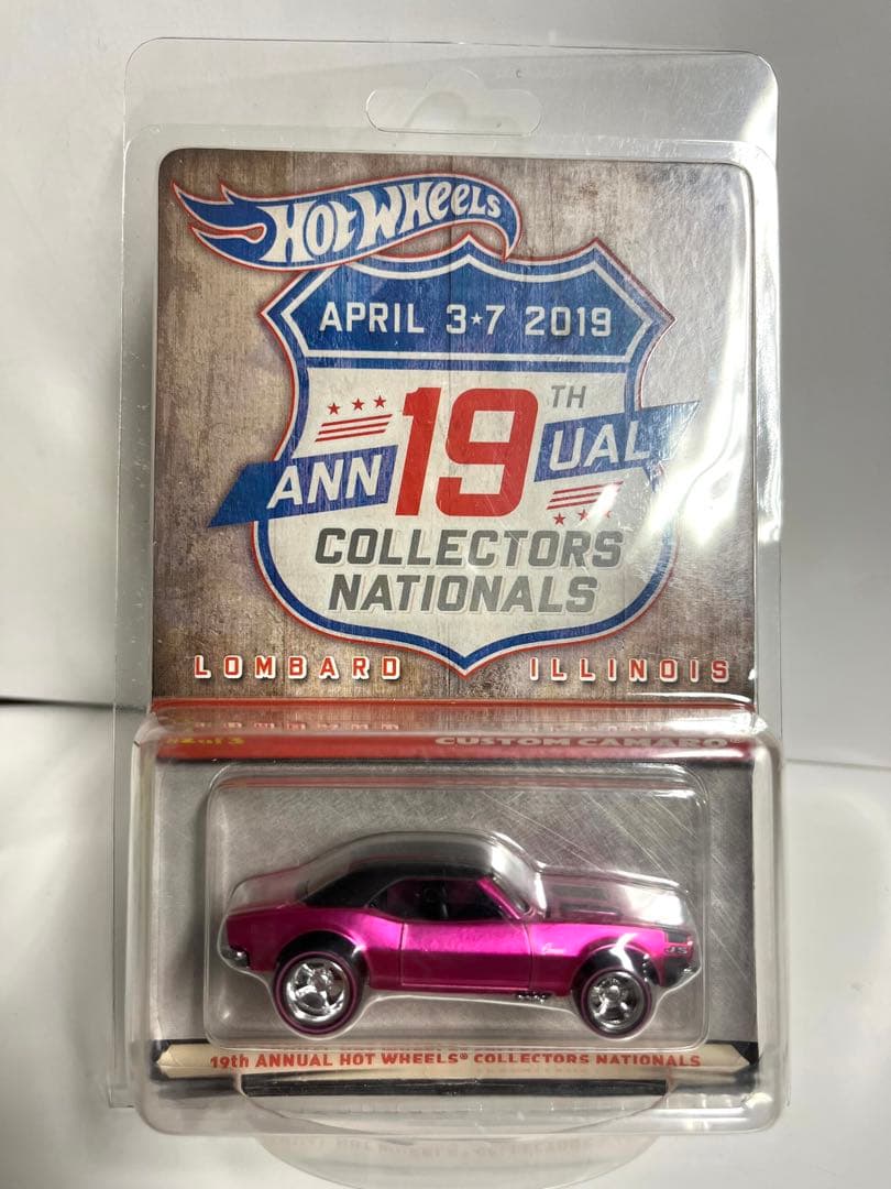 HW コレクターズナショナルズ限定　カスタムカマロ　レア！　ピンク