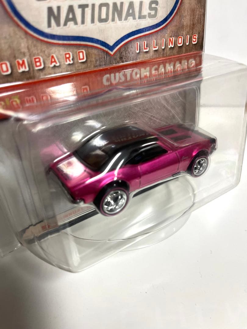 HW コレクターズナショナルズ限定　カスタムカマロ　レア！　ピンク