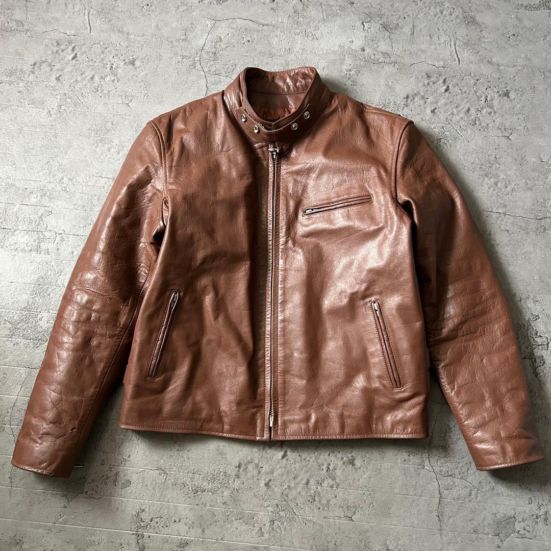 4L HORN WORKS シングルライダース ジャケット バッファローレザー