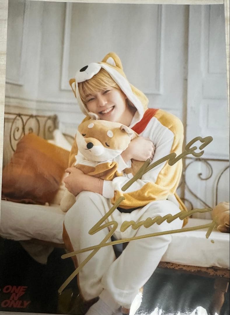 沢村玲　REI キラリ　スクラッチ　サイン入りフォト　写真　ワンエン　生誕