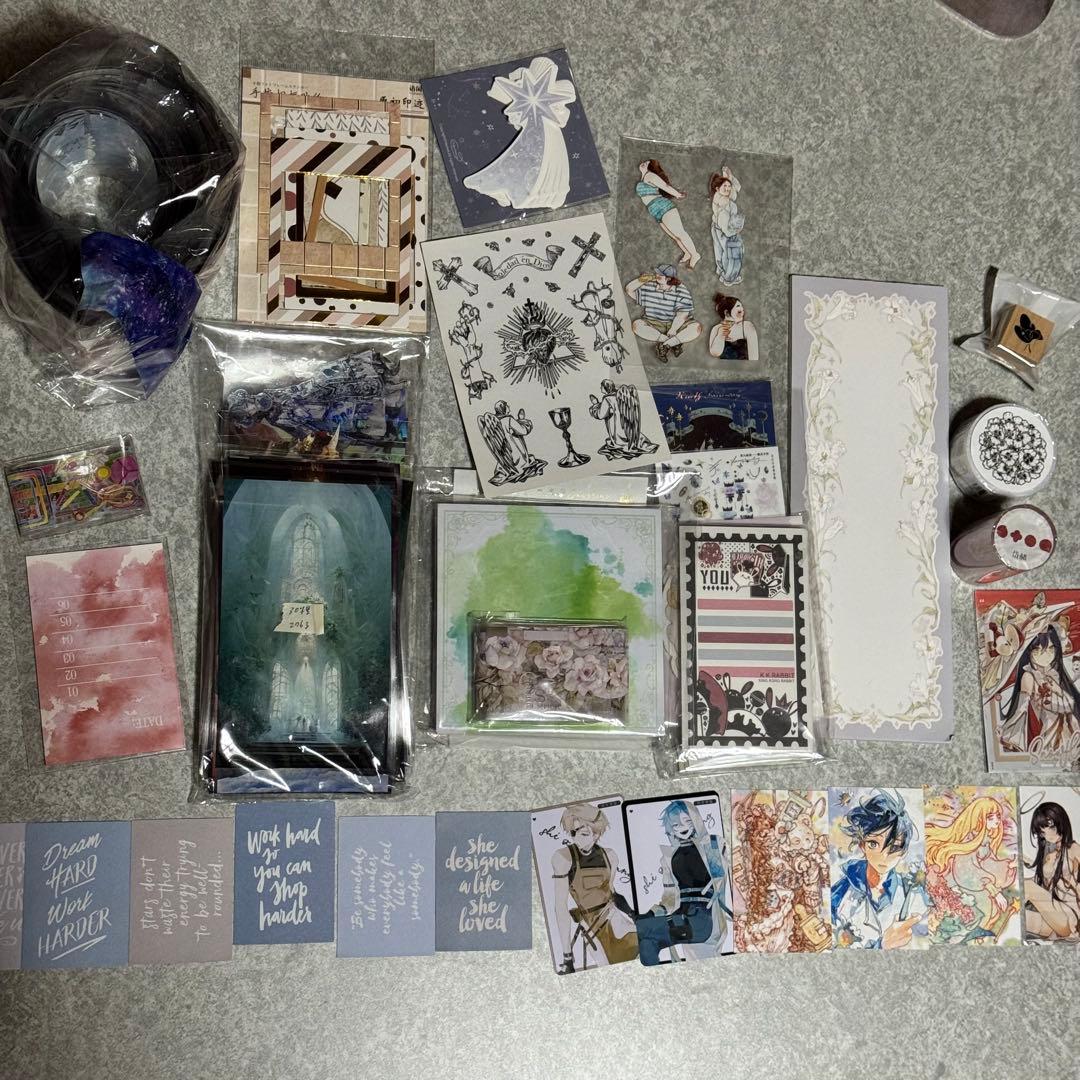 大人可愛い系 綺麗系海外マステ マスキングテープ ＋おまけ