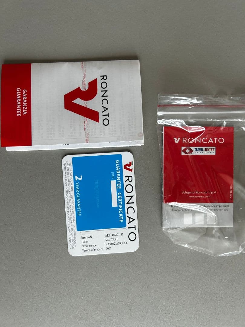 RONCATO 大型キャリーケース オリーブ