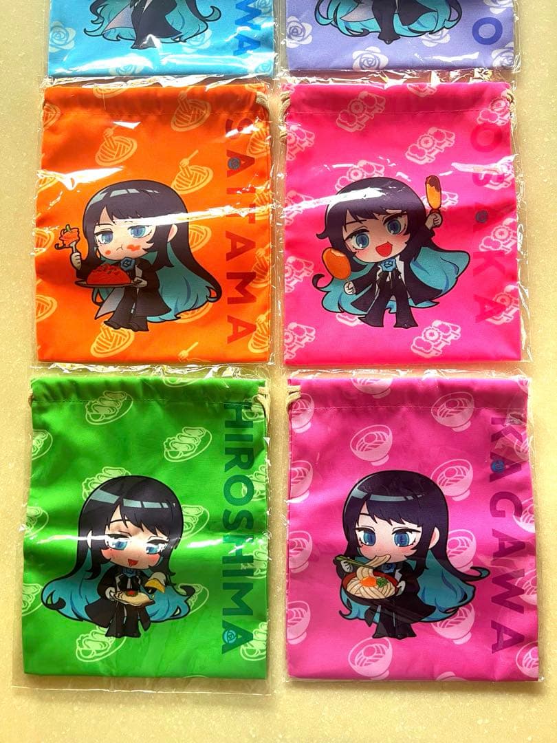 【新品】Ado マーズ ご当地 限定 巾着　東京 大阪 広島 香川 神奈川 埼玉