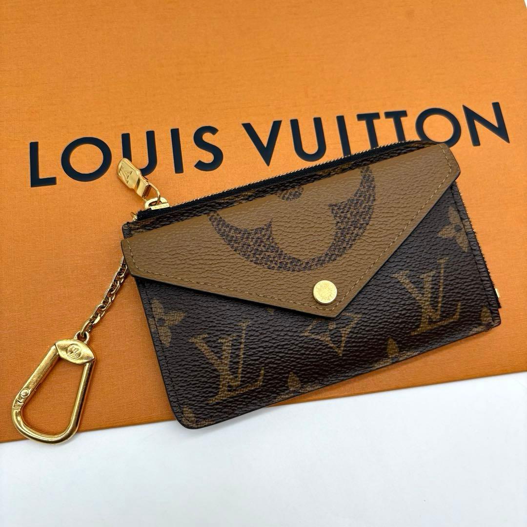 【現行 極美品 IC】ルイヴィトン モノグラム リバース ポルトカルト ヴェルソ