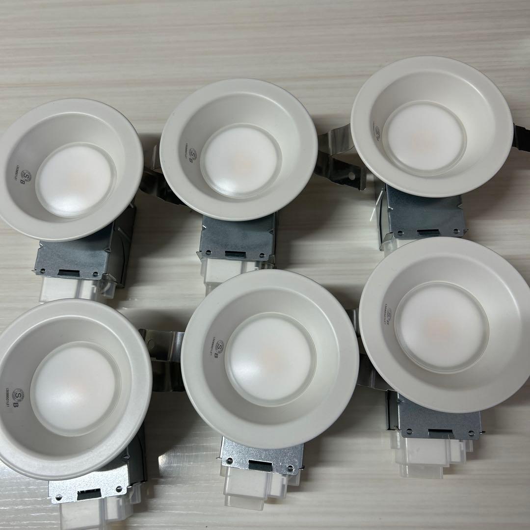 在庫中古品美品 Panasonic LEDダウンライト 6個 ダイコー6個セット