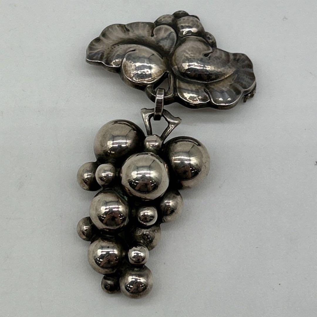 ジョージ・ジェンセン　ムーンライト・グレープ　ブローチ　SV925