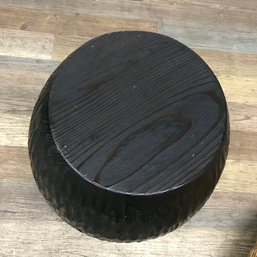 飛騨産業　wavok　スツール ×1 ブラック　木製　杉