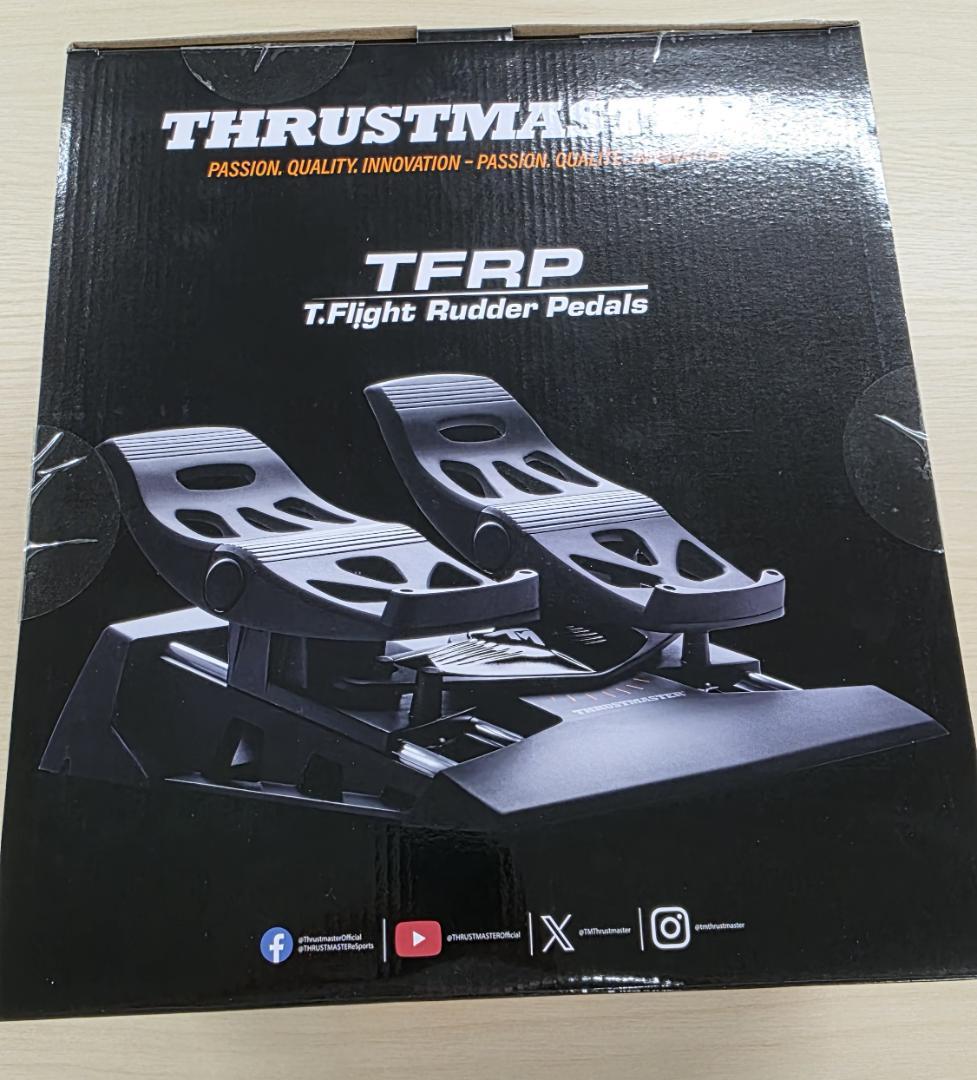 PC用ゲームコントローラー・コンバーター Thrustmaster TCA AirbusEdition + Rudder