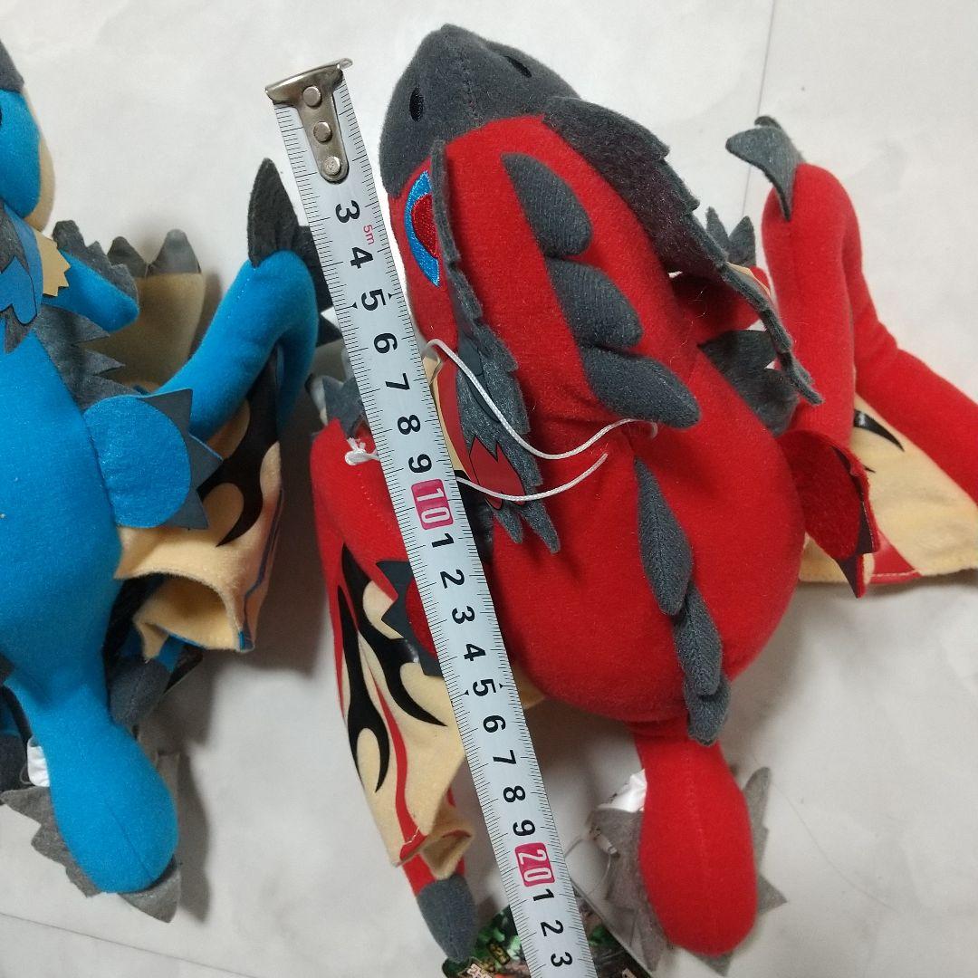 タグ付き　モンスターハンター スーパーDXモンスターぬいぐるみ リオレウス