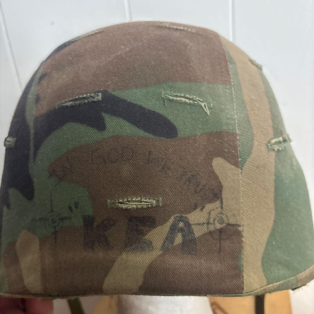 米軍　実物 PASGTフリッツヘルメット　ウッドランド　MEDIUM 送料無料