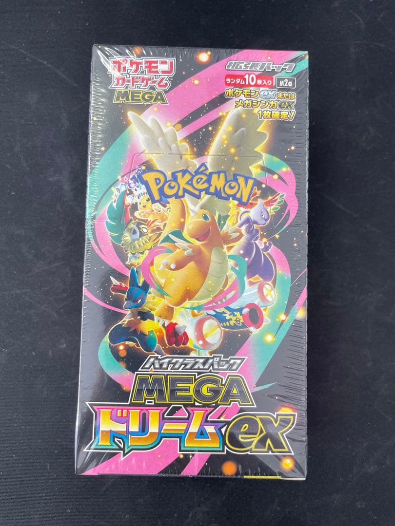 ✅【新品未開封】ポケモンカードゲーム MEGAドリームex シュリンク付き1箱