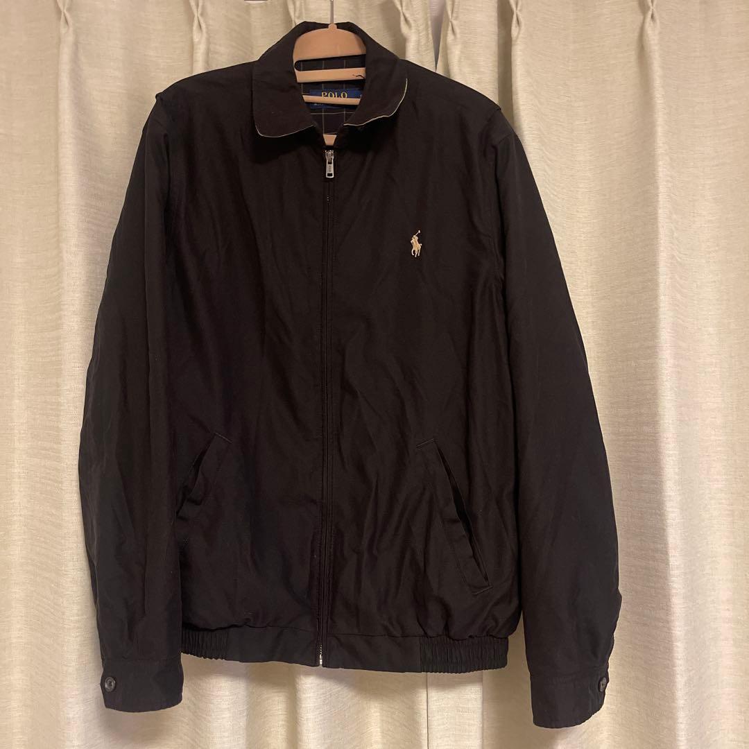 Ralph Lauren 黒 ジャンパー ポロロゴ刺繍