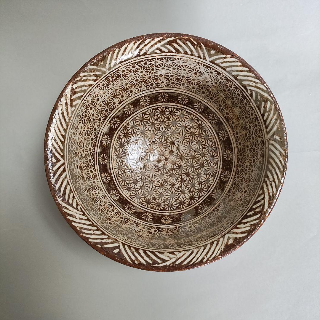 金田鹿男　三島手茶碗　李朝陶　松井康成