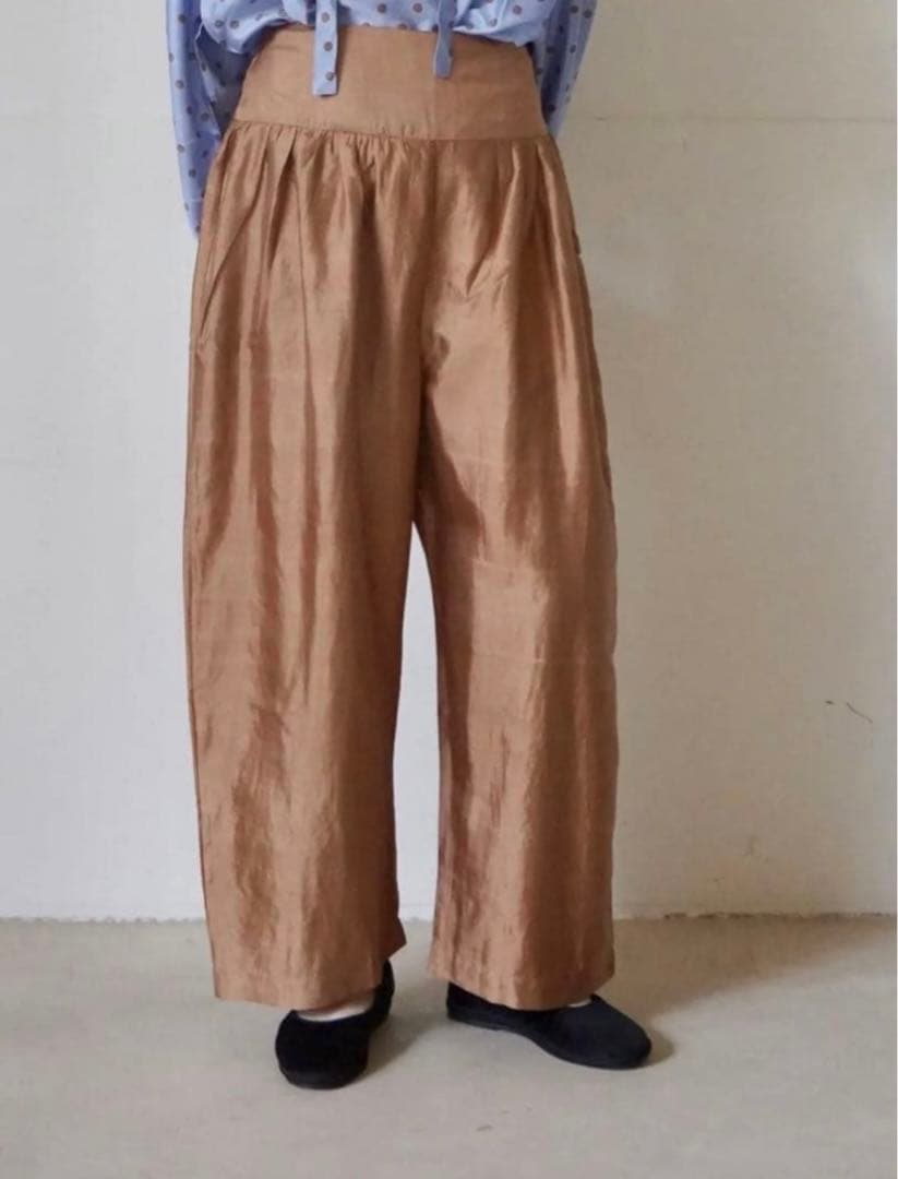 BUNON ブノン Wide Belt Pants ワイドパンツ