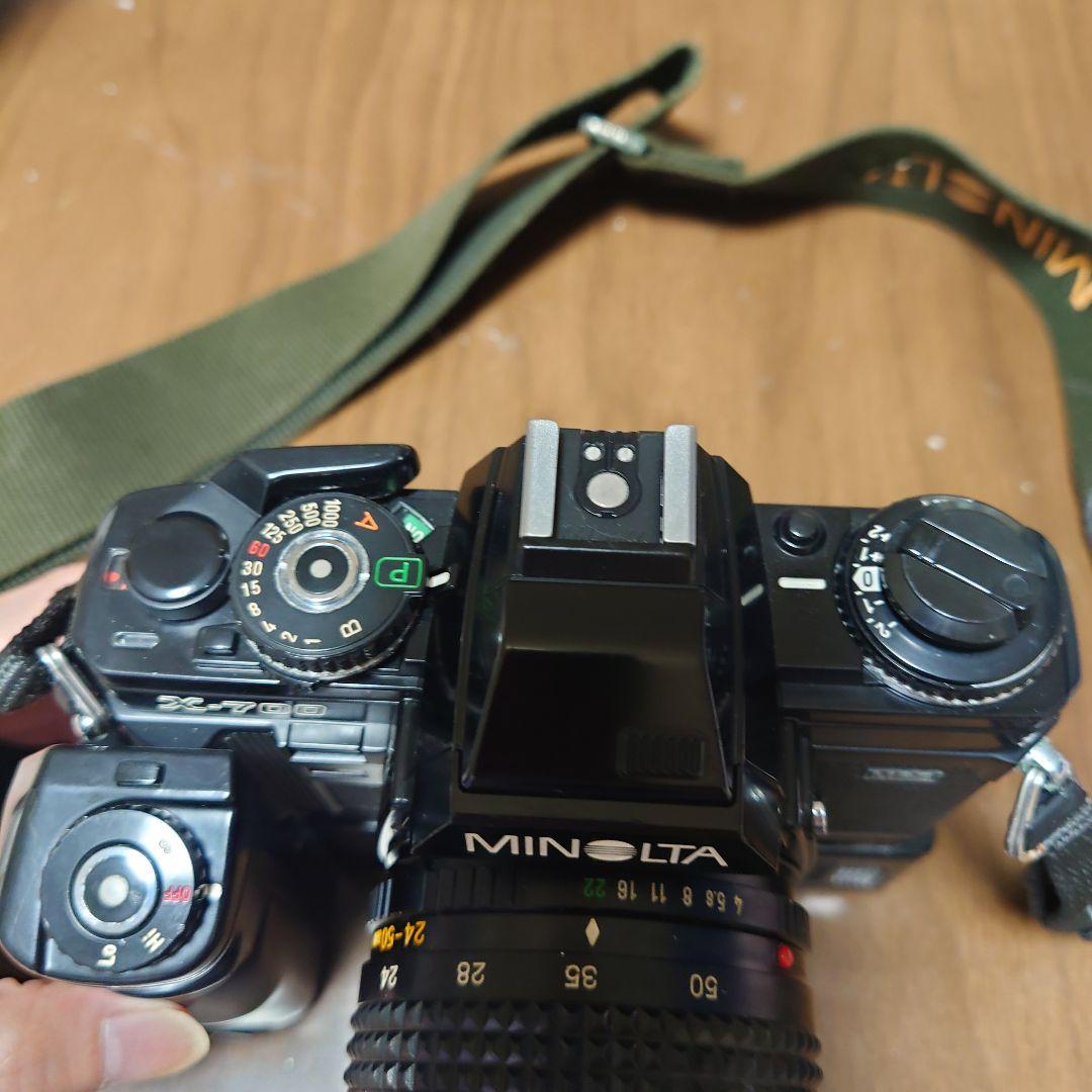 MINOLTA X-700 一眼レフカメラ ジャンク レンズ モータードライブ
