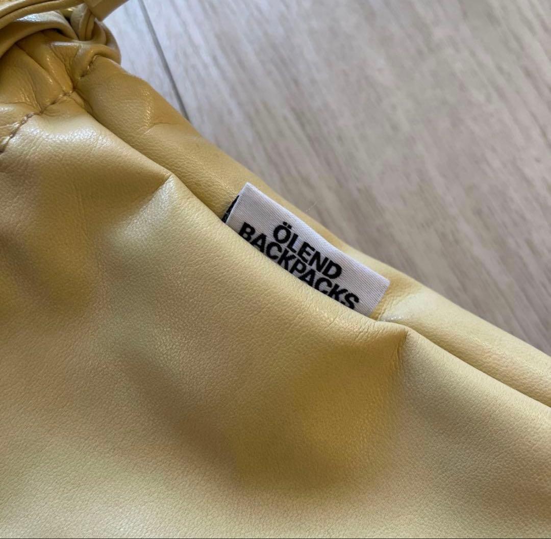 バッグ OLEND ONA VEGAN LEATHER butter yellow
