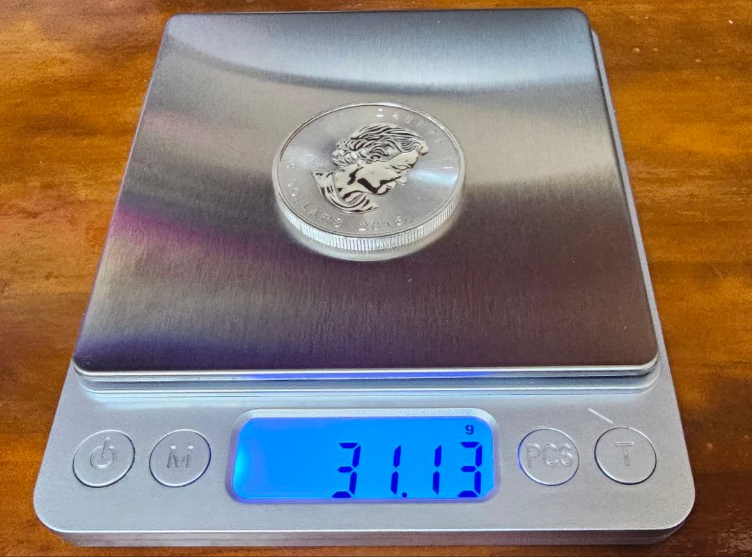 カナダメイプル2015, 9999純銀 1オンス x25枚