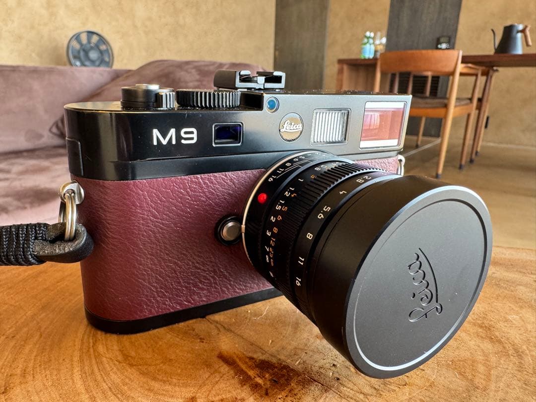 Leica M9ブラックペイント/カスタマイズレザーCCD交換対策済・保証書付