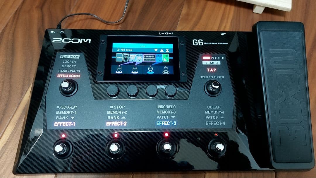 ZOOM G6 マルチエフェクター　Bluetoothアダプタ付き