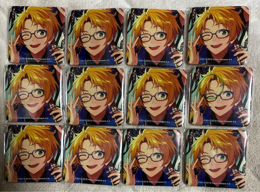 あんスタ アルバム TRIP 有償特典 スクエア缶バッジ 遊木真　12点セット
