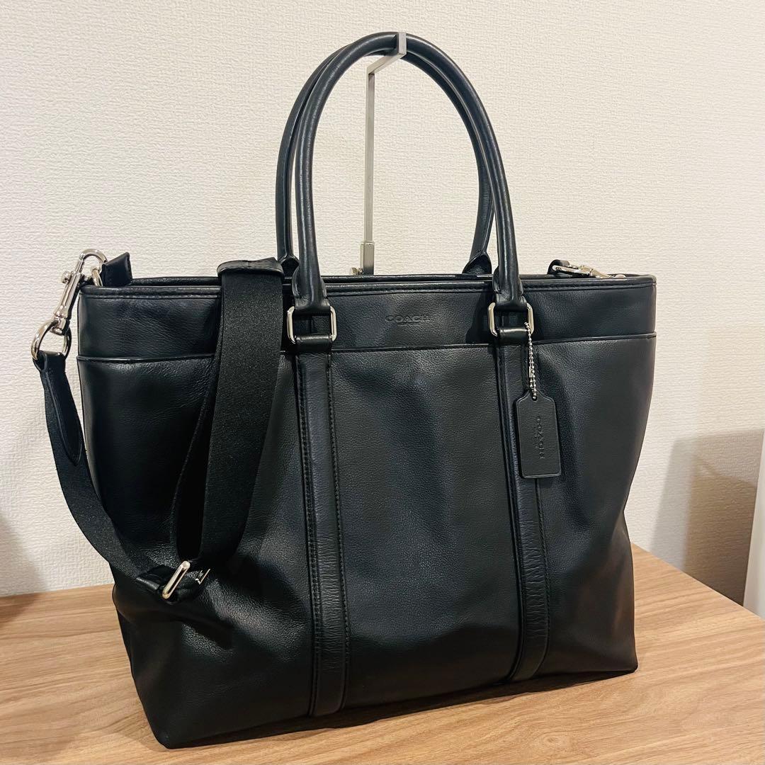 【美品】 COACH メトロポリタン ビジネスバッグ トート 2way