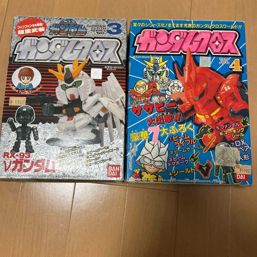 ガンプラ SDガンダム ガンダムクロス サザビー νガンダム 当時品