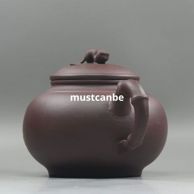 紫砂壷 報春笑櫻竹節壺 茶壺 茶道具 煎茶器 工芸品