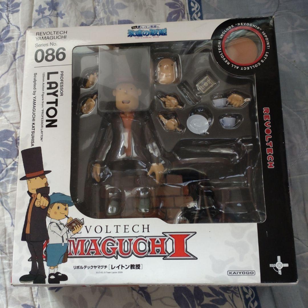 リボルテックヤマグチ　レイトン教授　海洋堂　永遠の歌姫