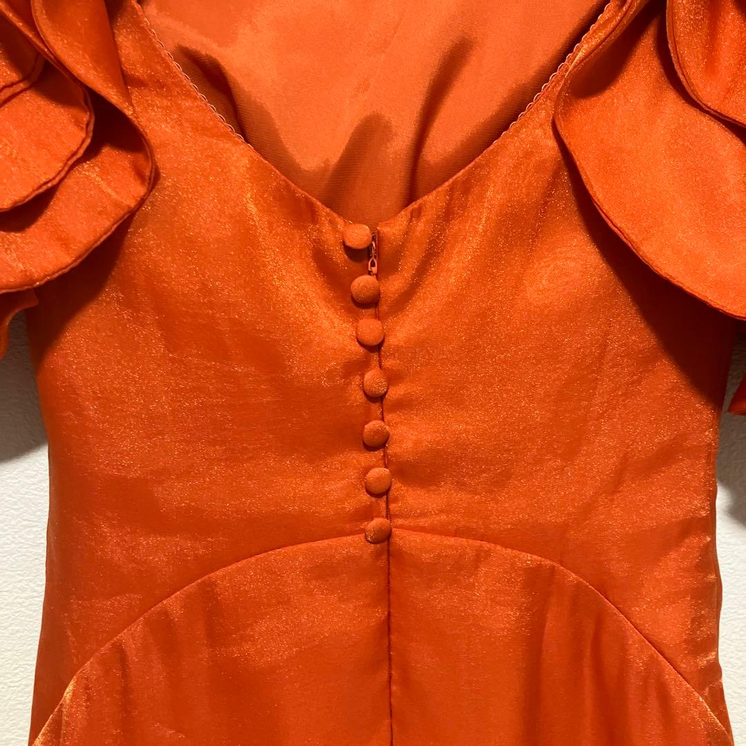 THE URBAN BLANCHE アーバンブランシュ カラードレス　オレンジ