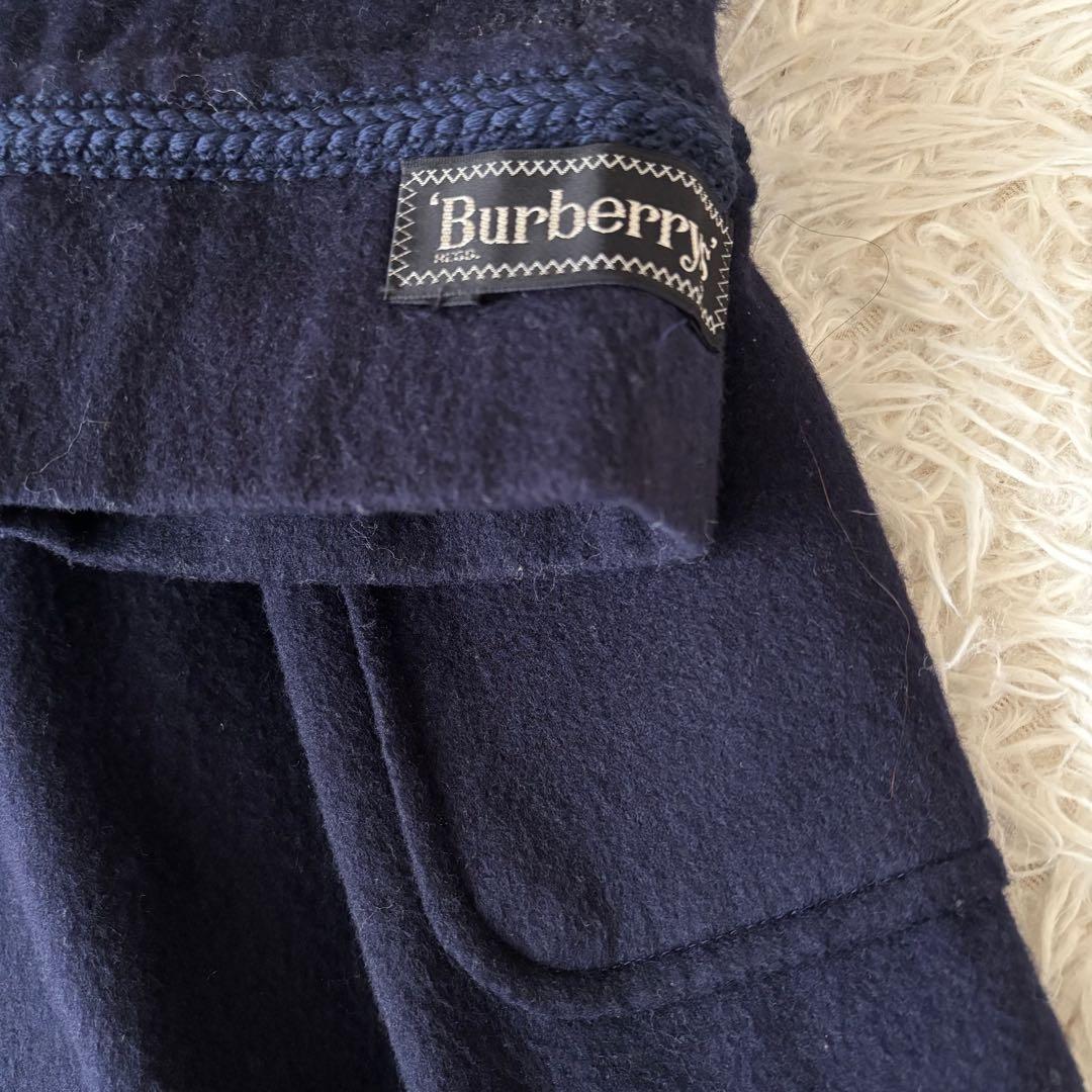 美品✨バーバリーズ ヴィンテージ カシミヤ混 ウール ロング ガウンコート L