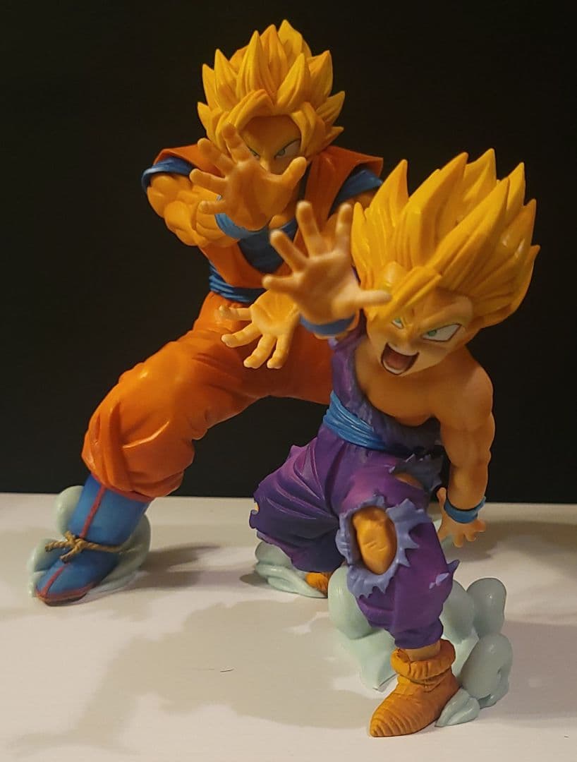 ドラゴンボール　一番くじ　A賞　孫悟空&孫悟飯　親子かめはめ波