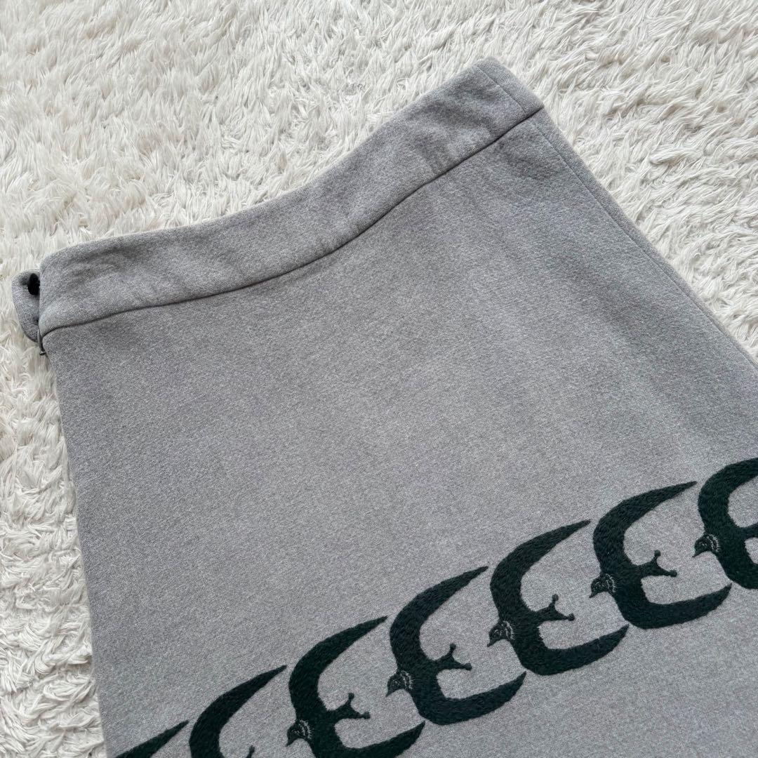 ミナペルホネン フレアスカート go! 台形スカート ツバメ コットン 38