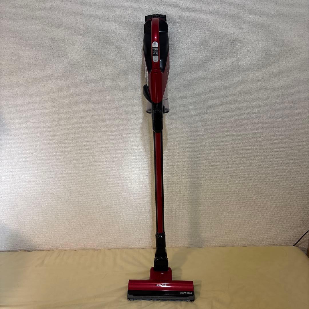 日立 コードレス スティッククリーナー サイクロン　　レッド PV-BH900G