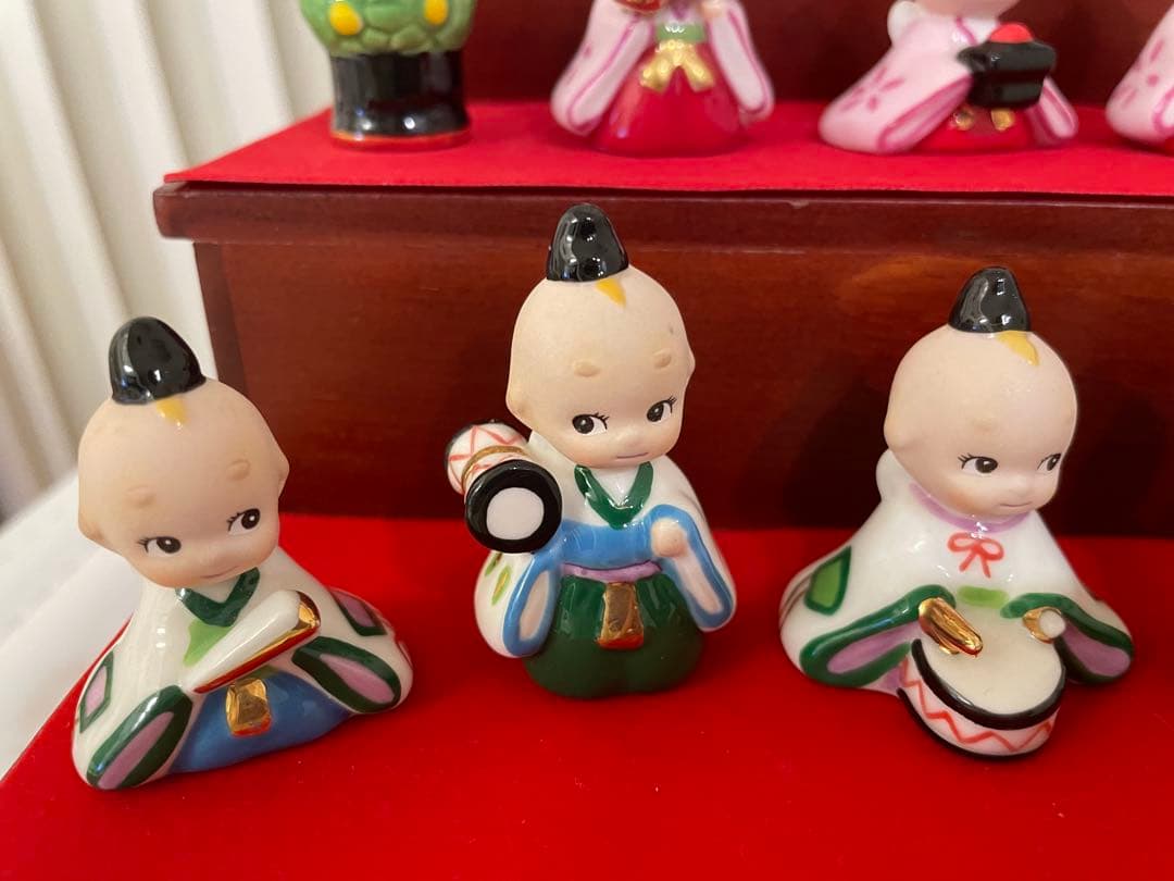 ローズオニール　キューピー　おひなさま3段飾り 　雛人形　ひな祭り　女の子　節句