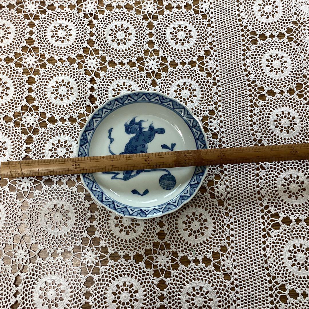 k4 貞陸製皿　16枚　木箱入り　年代物