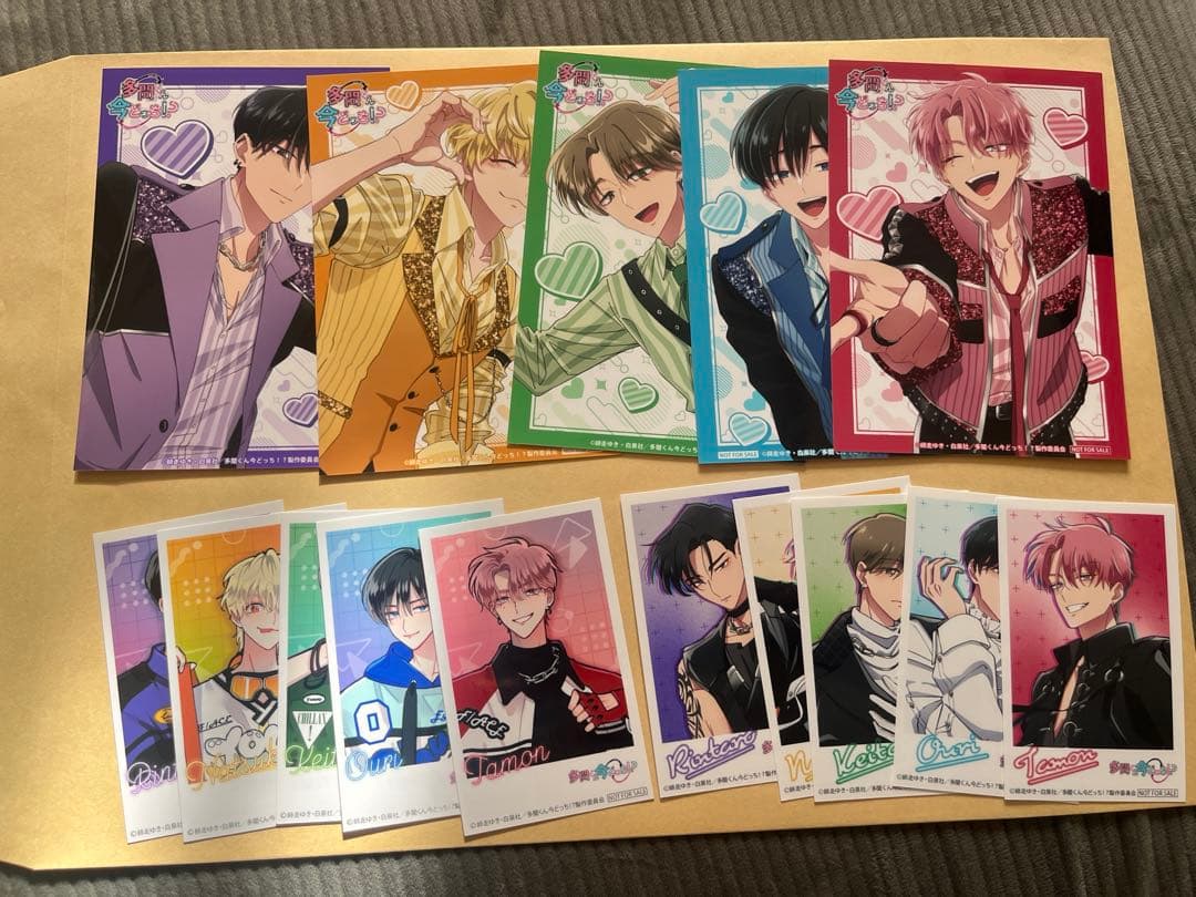 多聞くん今どっち CD アニメイト特典ブロマイド　コンプリート　セット